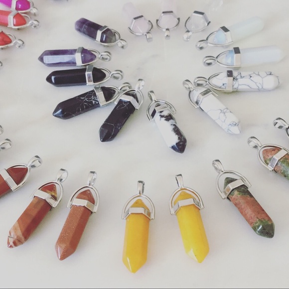 Crystal Dagger Necklace - Picture 6 of 7